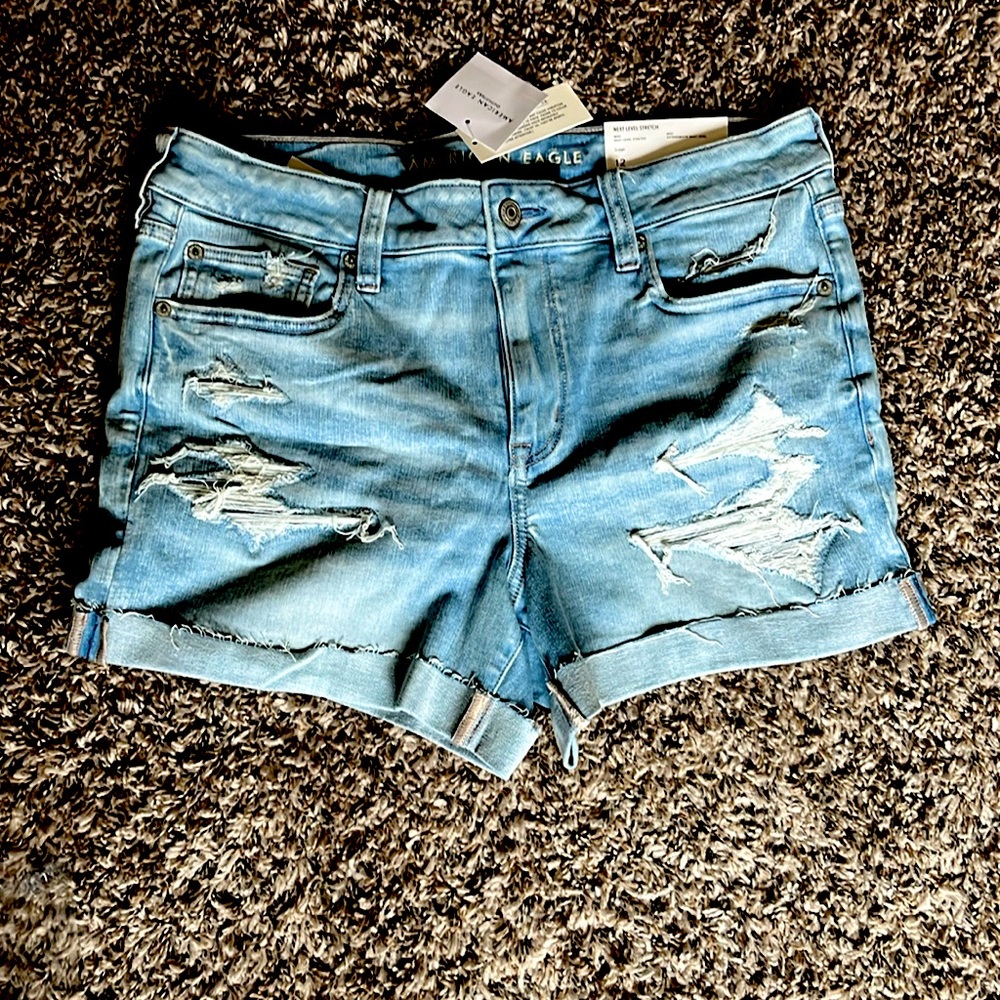 American Eagle Midi Jean shorts